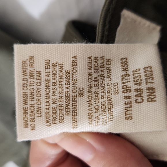 NWOT Liquidx Skinny Midrise Jeans Women's Size 0 Army Green - Picture 11 of 12